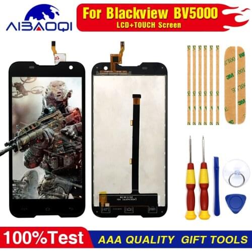 100% Original Blackview BV5000 Touch Screen LCD Display 1280X720 5.0 inch Replacement Parts