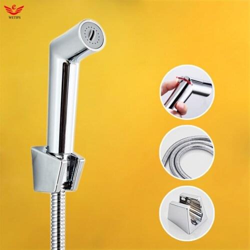 Wetips Handheld Bidet Facuet Kit Cleaning Enemas Annals Wc Dusch Hygienic Shower Toilet Jet Toilette Spray Portable Bidet Shower