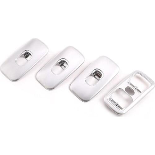 Car Silver Window Lift Button Frame Trim for Mercedes Benz G Wagon G Class W463 2007-10