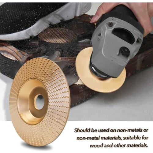 Wood Angle Grinding Wheel Sanding Carving Rotary Tool Abrasive Disc For Angle Grinder High-carbon Steel Shaping 5/8inch Bore