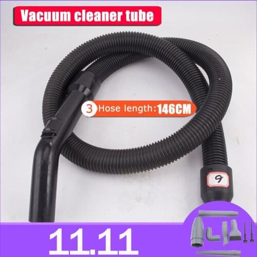 Universal vacuum cleaner soft suction hose Midea central vacuum cleaner pipe tube 146CM