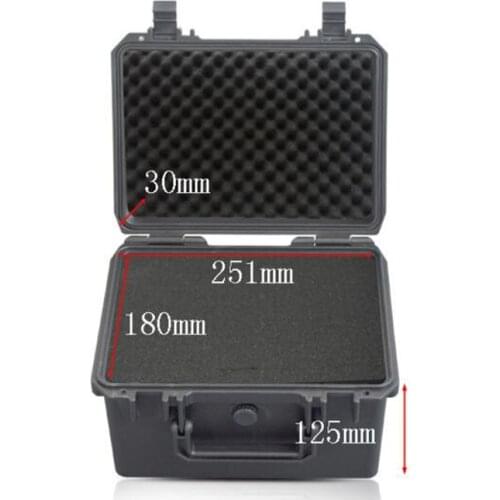 SQ2519 waterproof rugged reinforced hard plastic protective case with foam