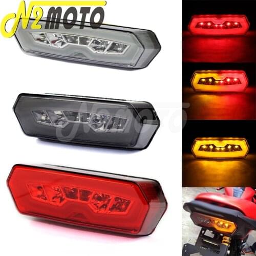 Integrated Signal LED Tail Light Running Lamp For Honda CB CBR 650F CB650F CBR650F MSX Grom 125 Dirt Bike Brake Stop Light