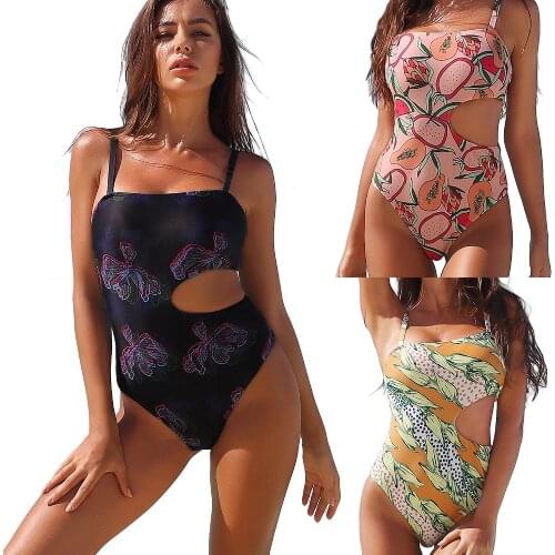 High-quality one-piece conservative swimsuit tight waist sexy bikini cover beachwear swimsuit women