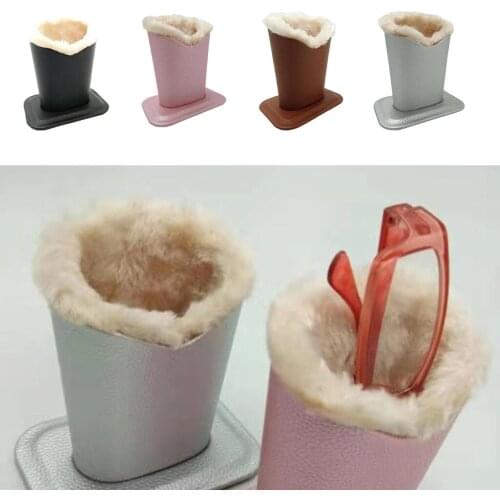 Anti Scratch Plush Lined Eyeglasses Holder Stand Glasses Protective Case Box