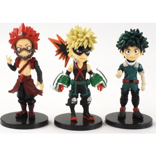 1pc My Hero Academia Action Figure PVC Model Toy Midoriya Izuku Bakugou Katsuki Todoroki Shouto Ochaco Uraraka Kirishima Eijiro