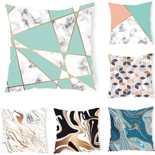 1 Pcs Pillow Case Decor Sofa Cushion Cover Pillowcase Geometry Pattern Pillow Case Home Decor For Sofa Seat
