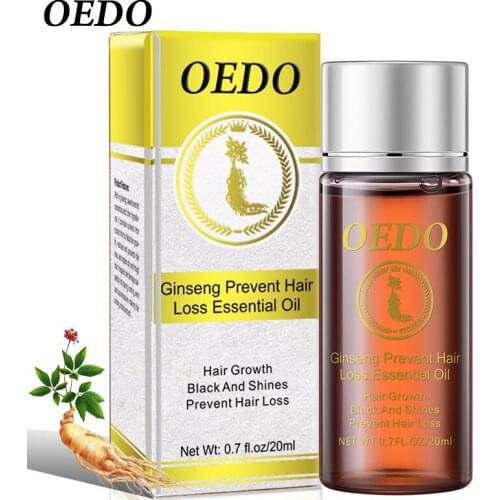 20ML Ginseng Hair Growth Essence Preventing Hair Loss Liquid Damage Hair Repair Treatment Dense Fast Restoration Hair Growth
