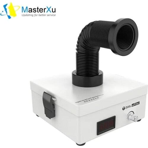2UUL Fume Extractor Desktop Soldering Smoke Purifier 3 Layer Filter Dust Purification System for Phone Repair Welding Absorbing