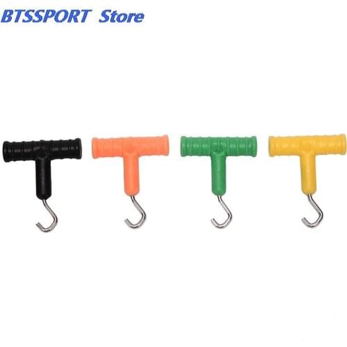 5cm Carp Fishing Equipment Knot Pull Tool Knot Hook Puller for Carp Fishing Rig Terminal Tackle T-Stype ABS