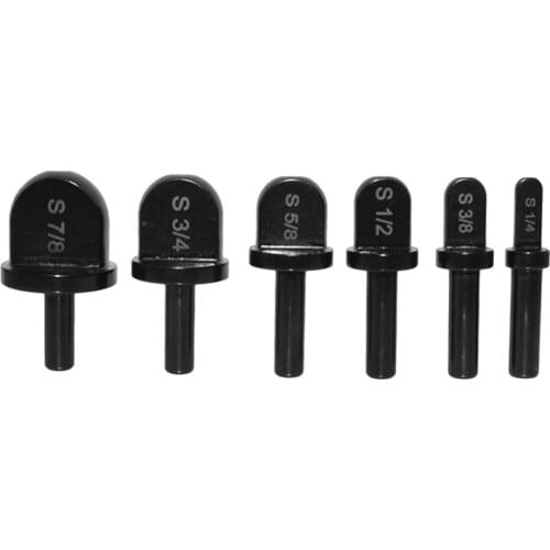 6pcs Air Conditioner Copper Pipe Swaging Tool Round Handle Tube Expander Install Maintain Repair Maintenance Tool