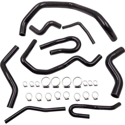 9PCS Silicone Radiator Hose Kit FOR HONDA CIVIC D15 D16 SOHC EG/EK 1992-2000