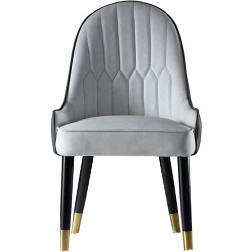 American light luxury dining chair high-end solid wood book chair home modern minimalist dining room furniture