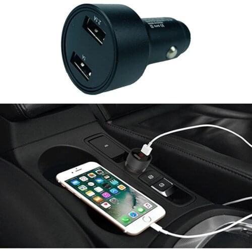 Dual USB Car Charger 2 Port LCD Display 12-24V Cigarette Socket Lighter For Mazda 2 3 5 6 CX5 CX7 CX9 Atenza Axela Accessories