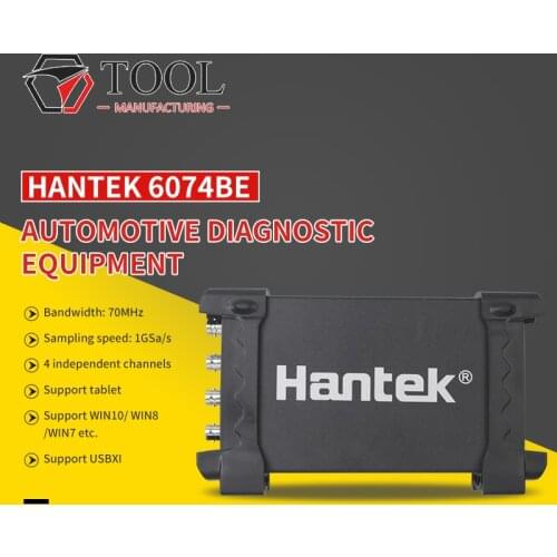 Hantek 6074Be Automotive Oscilloscope 4Ch 70Mhz Usb Osciloscopio Hantek 6074Be Digital Storage Oscilloscopes Pc Diagnostic Tool