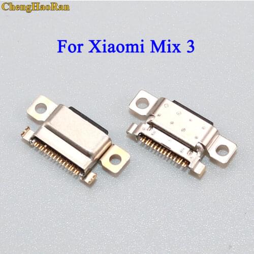 ChengHaoRan For Xiaomi Mix 3 Mix3 Micor USB Jack Charging Port Socket Plug Dock Connector Repair Parts