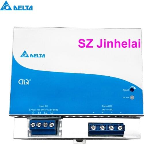 DELTA DRP024V480W3BN Authentic Original 3-Phase Switching Power Supply 20A 480W Din Rail Power Supply Series