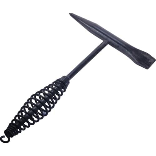 Derusting Welding Slag Hammer High Carbon Steel Spring Handle Welder Hammer Electrician Pipe Machinery Repair Tools