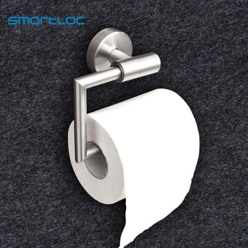 Smartloc 304 Stainless Steel Toilet Paper Holder Paper Towel Holder Toilet Roll Holder WC Paper Holder Kitchen Paper Holder