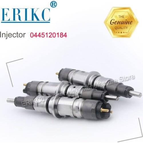 ERIKC 0445120184 Diesel Engine Parts Injector 0 445 120 184 Common Rail Fuel Pump Injector 0445 120 184 for Cummins ISDE