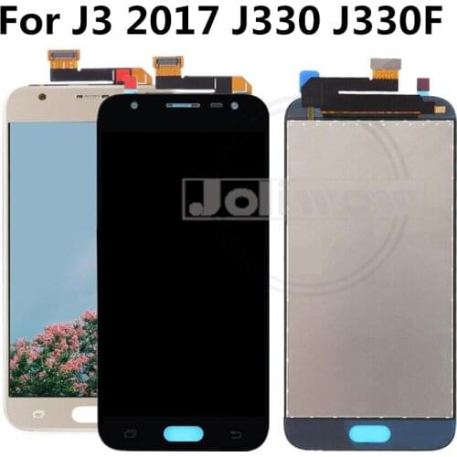 Can Adjust Brightness J330 LCD For Samsung J3 2017 J330 J330F LCD Digitizer Touch Screen Assembly