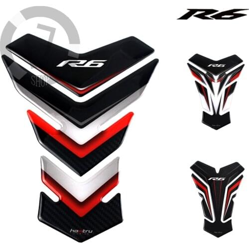 For Yamaha YZF-R6 R6 2002-2019 3D Resin Tank Pad Protector for Motorcycle Decal Sticker