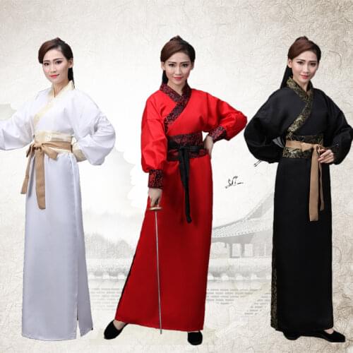 Chinese Traditional Han Dynasty Clothing Kung Fu Women China National Clothes Chivalrous Traditional Chinese Wear Couple Costume