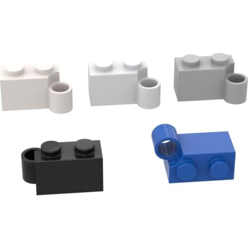 BuildMOC Compatible Assembles Particles 3831 1x2For Building Blocks Parts DIY enlighten block bricks Educational Tech Parts Toys
