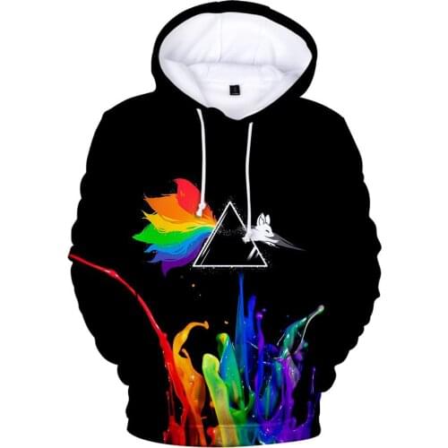 Aikooki Colorful LGBT Hoodies Sweatshirt Fashion For Lesbian Gay Pride LGBT Rainbow 3D Hoodie Men Women Casual Harajuku Tops