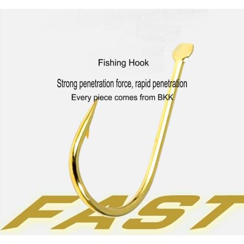BKK Jigging Lure Hooks 2 3 5 10 packs/lot Strong Trolling Barbed Sea Tuna Fishhook For Salt Water Ocean Big Game Fishing