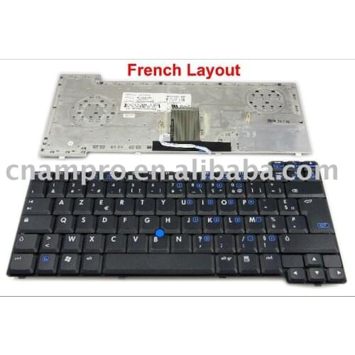 New Notebook Laptop keyboard for HP Compaq nc8430 nw8440 nx8420 matt Black FR* French AZERTY version - K051926V1 FR