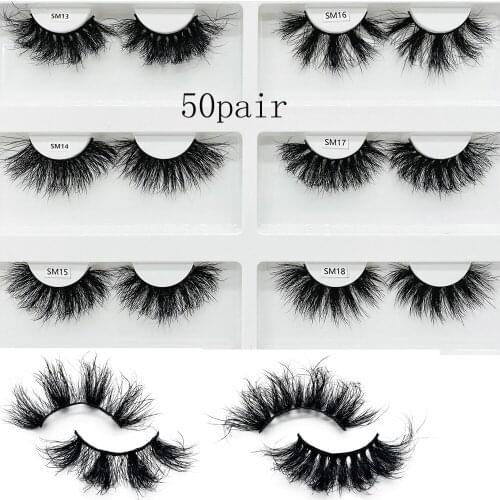 NEW 10pair Mink Lashes 3D Mink Eyelashes 100% Cruelty free Lashes Handmade Reusable Fluffy Natural Eyelashes False Lashes Makeup
