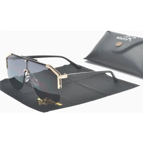 2019 New Oversized Sunglasses Women Designer Big Frame Sun Glasses Womens Transparent Glasses Black Color Eyewear UV400 NX