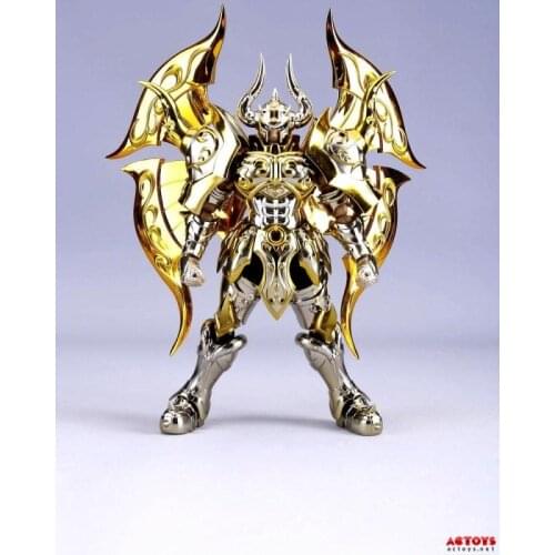 New Arrival CS God Taurus model EX Taurus Aldebaran God Cloth Soul Of Gold Saint Seiya Metal Armor Myth Cloth Action Figure toys