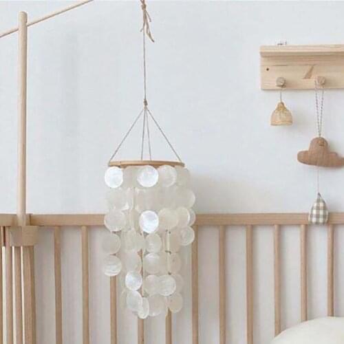 Shell Wind Chime Room Decoration Nordic Korean Style Home Office Kids Room Nursery Decor Hanging Wind Chimes Wall Decor