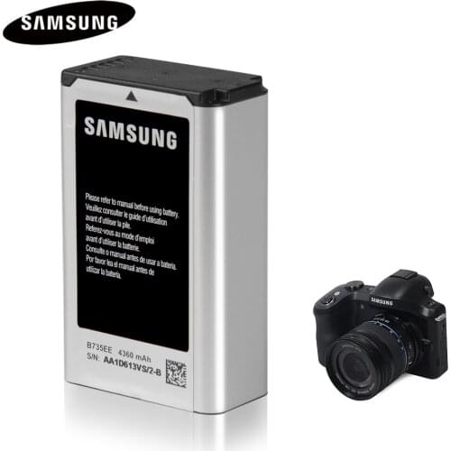 Original Battery B735EE For Samsung Galaxy NX GN100 EK-GN100 GN120 Smart Camera Battery 4360mAh