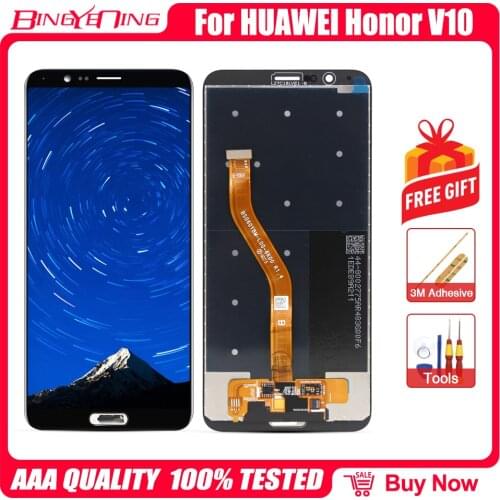 Original M&Sen For Huawei Honor V10 BKL-AL20 BKL-AL00 Honor View 10 BKL-L09 LCD screen display touch digitizer frame