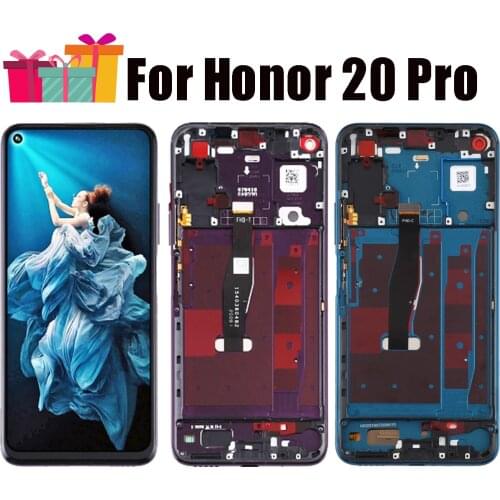 Original Display Replacement 6.26" For Huawei Honor 20 Pro YAL-AL10 YAL-L41 LCD Touch Screen Digitizer Assembly