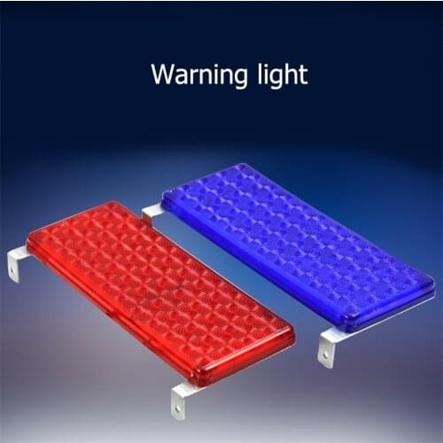 ORY Warning Light 12V High Brightness Car Tail Security One For Two LED Double Color Flashing Strobe Light