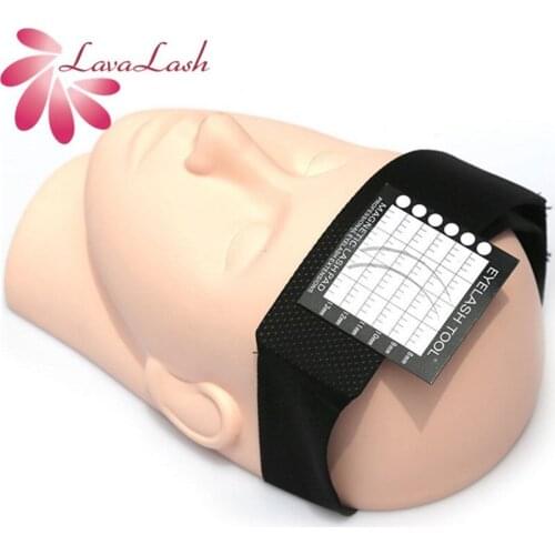 Forehead Sticker Pad Graft Eyelashes Extension Tray Stand Pallet Pad Lash Tray Holder Forehead Strap Velcro Eyelash Magnet Tray