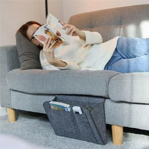 Remote Control Hanging Caddy Bedside Couch Storage Organizer Bed Holder Pockets Bed Pocket Sofa Organization Pockets Book Holder