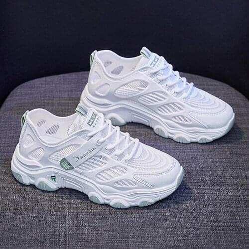 Summer New Women Sneakers Girl Street Hollow Out Casual Sport Running Shoes Breathable Thin Air Mesh Comfortable Cool Sandals