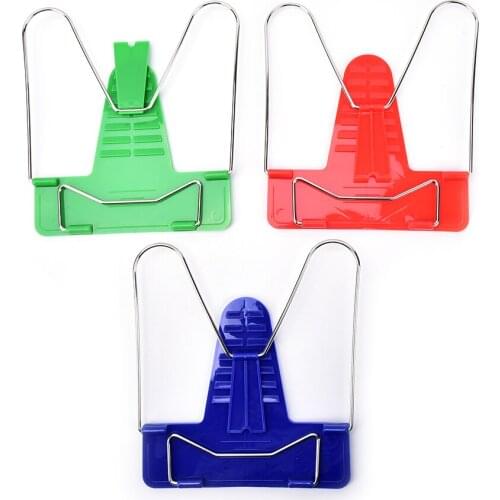 1Pcs Foldable Reading Book Stand Adjustable Document Book Holder Base Reading Bookshelf Recipe Shelf Office School Supplies