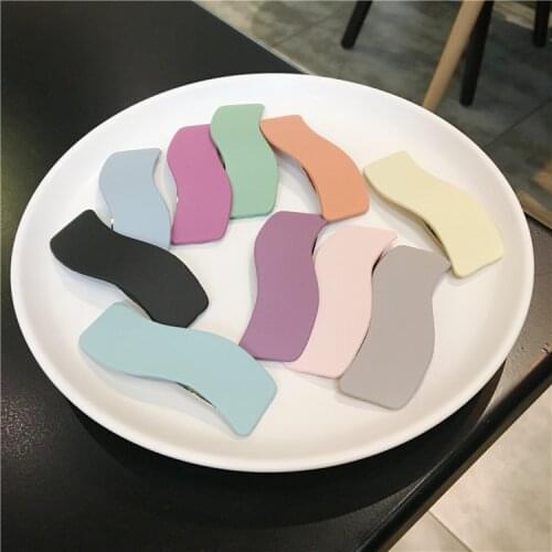 Women Korea Trendy Waterdrop Hair Clips Girls Cute Pastel Color Hairpins Hair Accessories Barrettes Set 10pcs New 2020