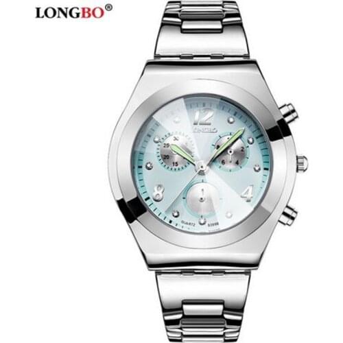 LONGBO Watch for Women Quartz Watches Waterproof Stainless Steel Clock Montre Femme Relogio Feminino