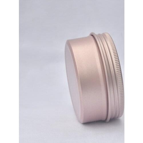 50pcs 80ml Aluminum Cream Jar Pot Nail Art Makeup Lip Gloss Cosmetic Metal Tin Containers Empty Cosmetic Metal Tin Containers