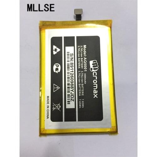 MLLSE 3500mAh AQ5001 battery for micromax AQ5001 zaw1055qaa Baterij Batterie Mobile Phone Batteries