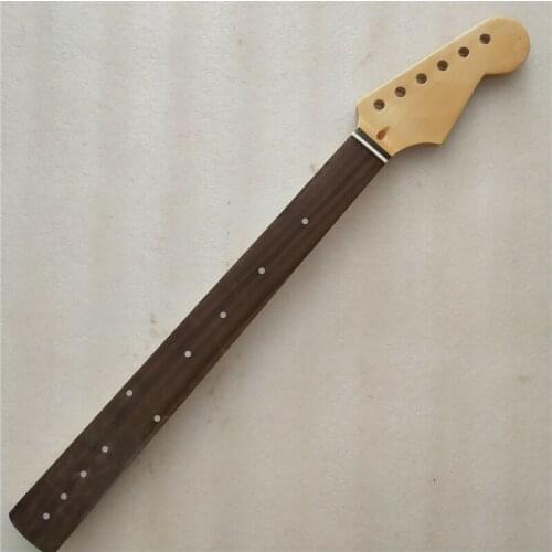 FRETLESS Maple 22 frets electric guitar Neck rosewood Fingerboard guitar neck Replacement gloss
