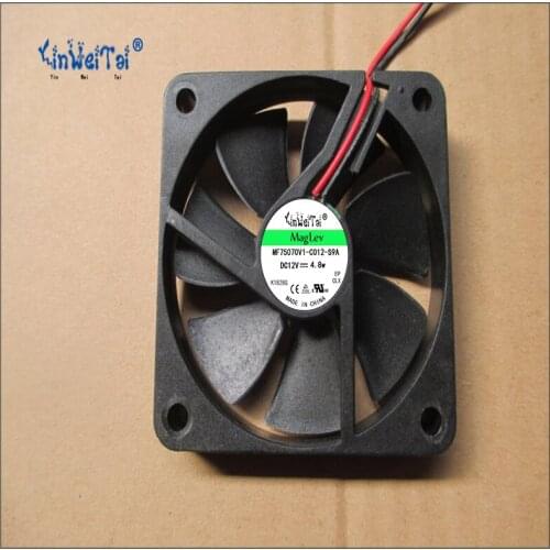 2PCS Free Shipping For AD0612HB-G70 (T) DC 12V 0.15A 2-wire 60mm, 60x60x10mm Server Square fan