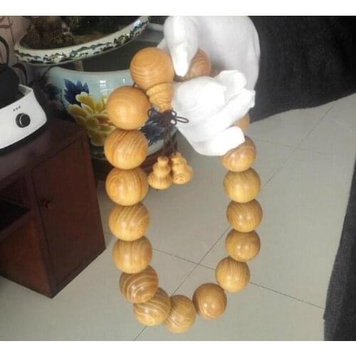 Mountain tsugeki old material litchi male Bracelet